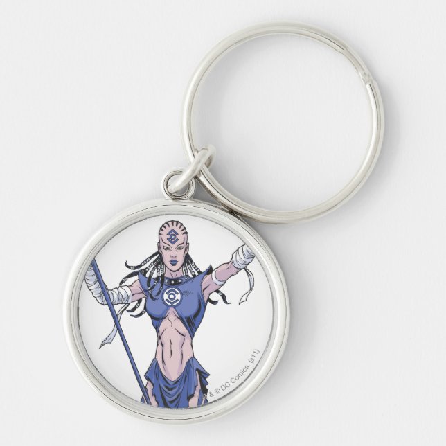 Indigo Tribe 4 Keychain (Front)