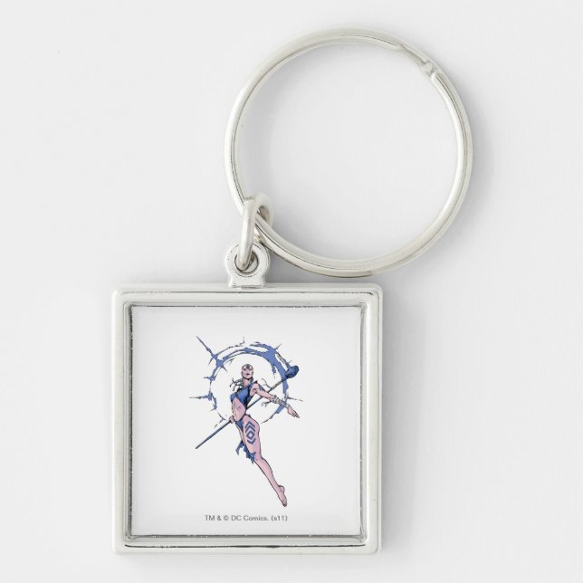 Indigo Tribe 7 Keychain (Front)