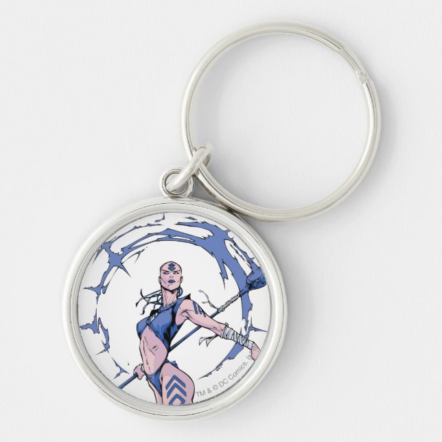 Indigo Tribe 7 Keychain (Front)