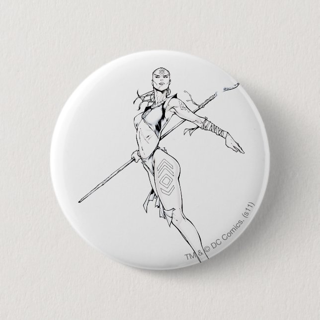 Indigo Tribe 8 2 Inch Round Button (Front)