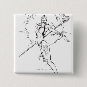 Indigo Tribe 9 2 Inch Square Button