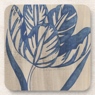 Indigo Tulip Coaster
