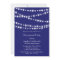 Indigo Twinkle Lights Engagement Invitation