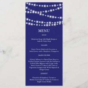 Indigo Twinkle Lights Menu