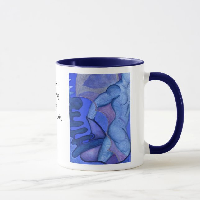 Indigo Warrior Mug (Right)