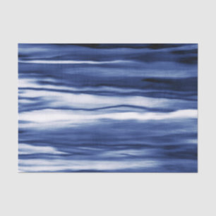 Indigo Waves Tissue Paper