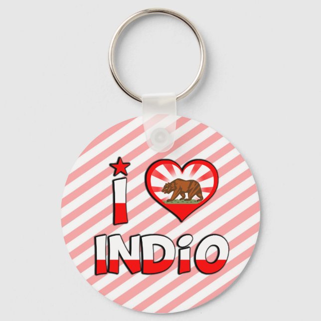 Indio, CA Keychain (Front)