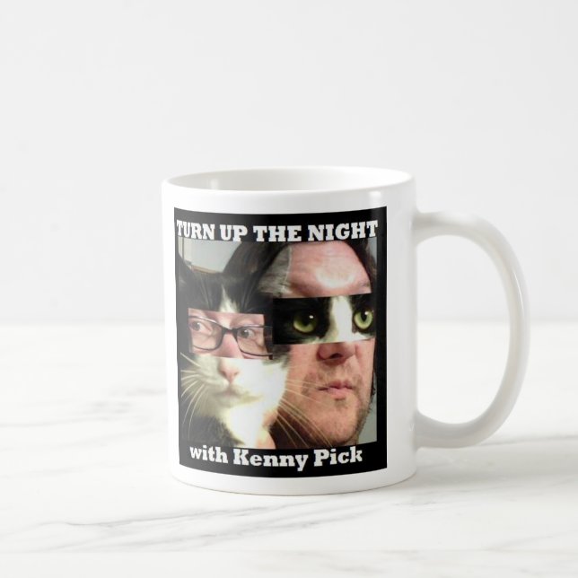 Indiquez la nuit avec la tasse de logo de (Droite)