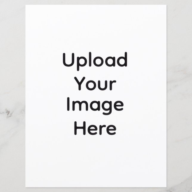 Individual 8.5" x 11" Upload Your Decoupage Image (Front)