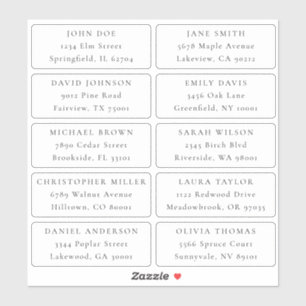Individual address labels