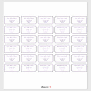 Individual Addressee Mailing Labels