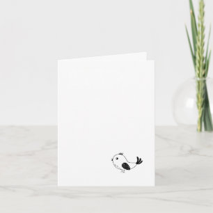 Individual Little bird card, Birthday Card