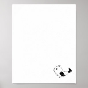 Individual Little bird Poster