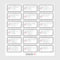 Individual Name and Address Wedding Guests Floral