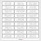 Individual  Wedding Guest Address Labels