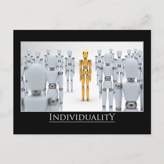 Individuality Postcard (Front)