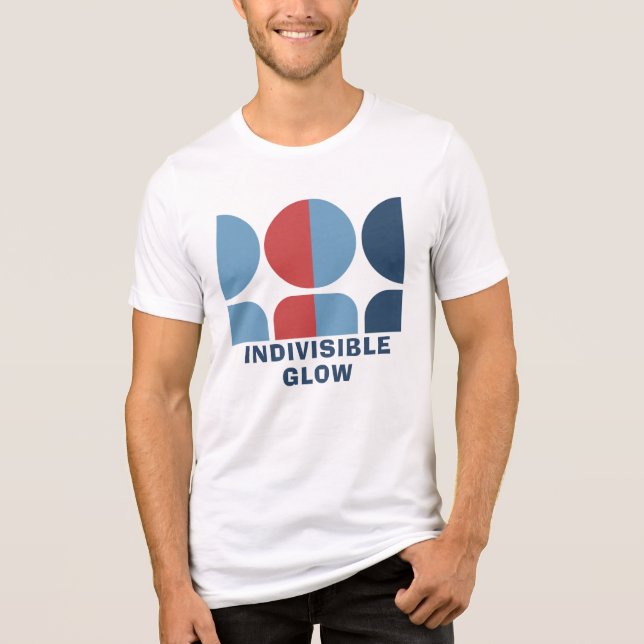 Indivisible GLOW Group T-Shirt Tri-Blend Shirt (Front)