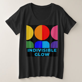 Indivisible GLOW PRIDE PLUS Plus Size T-Shirt