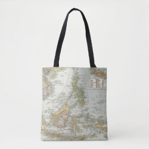 Indo china and Malaysian Archipelago Tote Bag