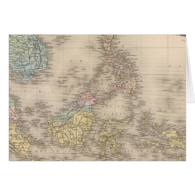 Indochina archipelago of Asia (Front Horizontal)