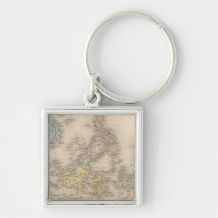 Indochina archipelago of Asia Keychain