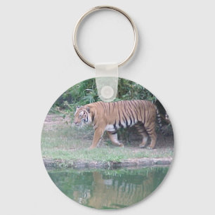 Indochinese Tiger Keychain