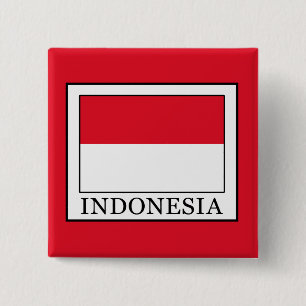 Indonesia 2 Inch Square Button