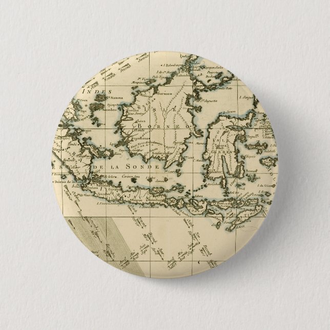 Indonesia and the Philippines 2 Inch Round Button (Front)