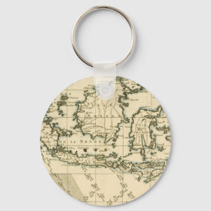 Indonesia and the Philippines Keychain