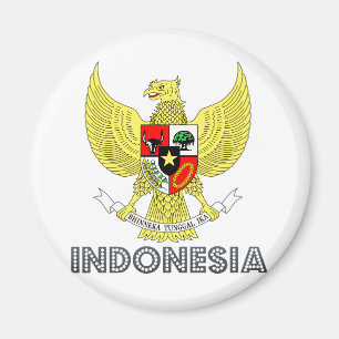 Indonesia Coat of Arms Magnet