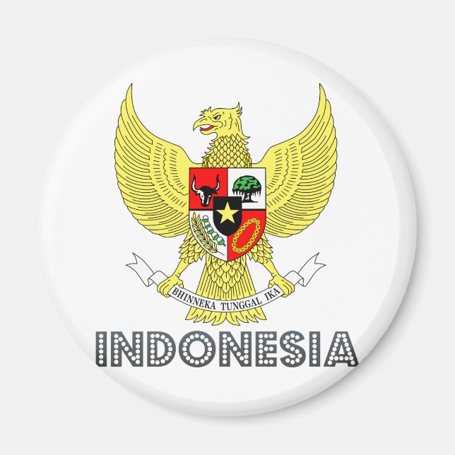 Indonesia Coat of Arms Magnet (Front)