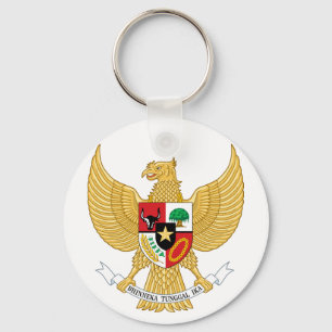 indonesia emblem keychain