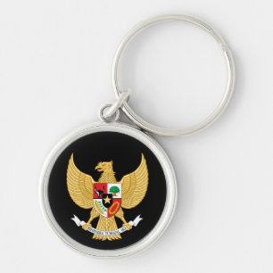 indonesia emblem keychain