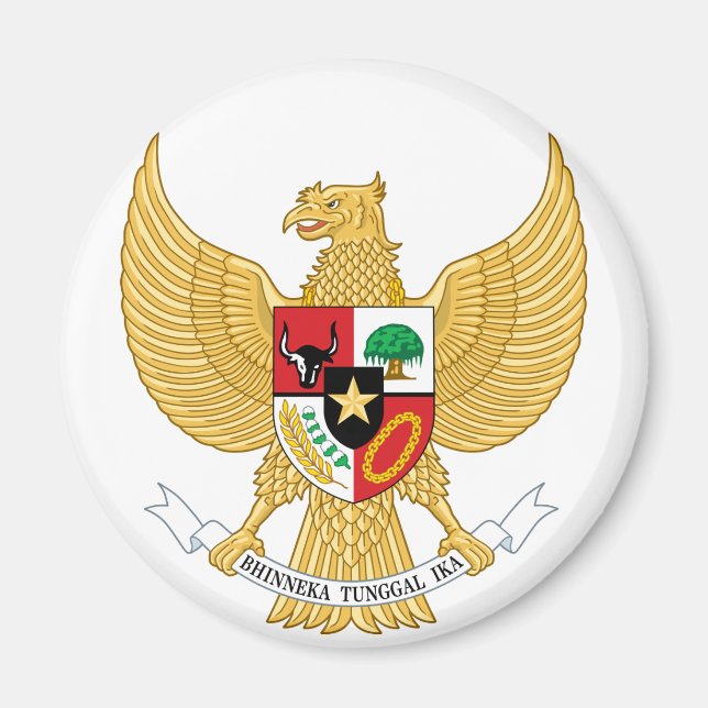 indonesia emblem magnet (Front)