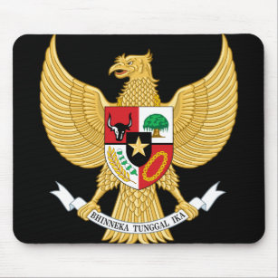 indonesia emblem mouse pad