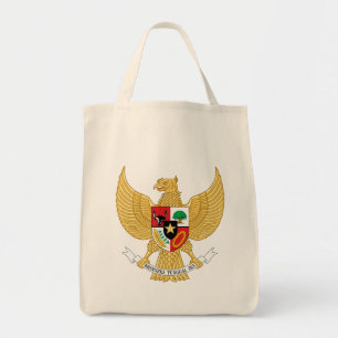 indonesia emblem tote bag