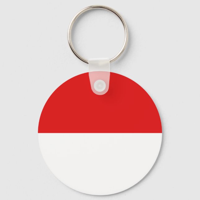 Indonesia Fisheye Flag Keychain (Front)