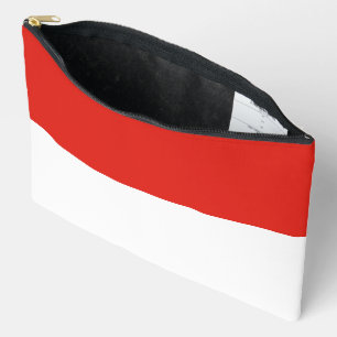 Indonesia flag accessory pouch