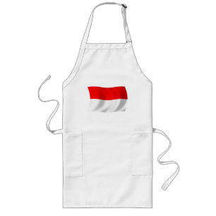 Indonesia Flag Apron