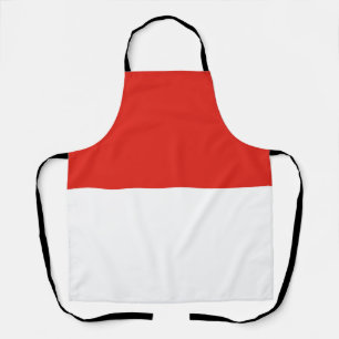 Indonesia flag apron