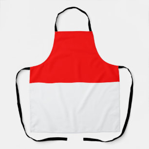 Indonesia Flag Apron