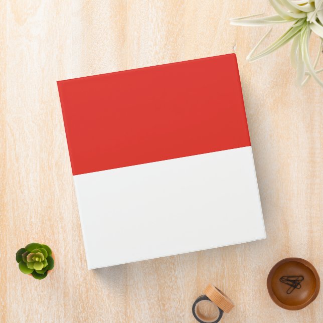 Indonesia flag binder (In Situ)