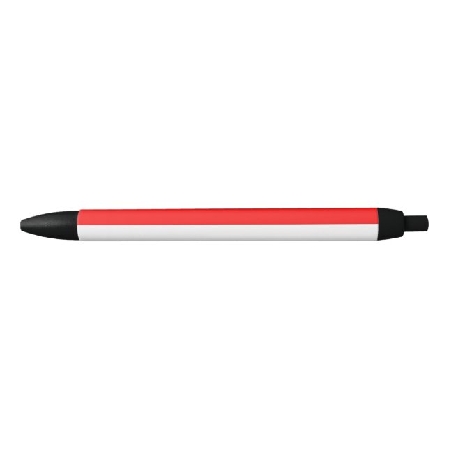 Indonesia Flag Black Ink Pen (Front)