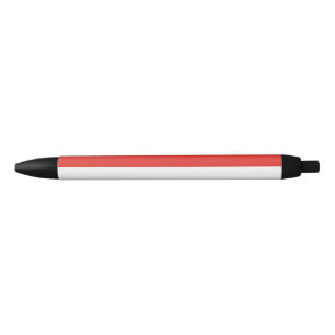 Indonesia flag black ink pen