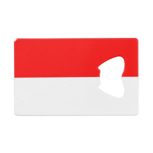 Indonesia Flag Credit Card Bottle Opener