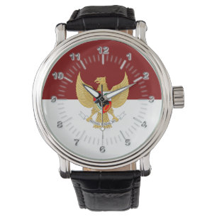 Indonesia flag-emblem watch