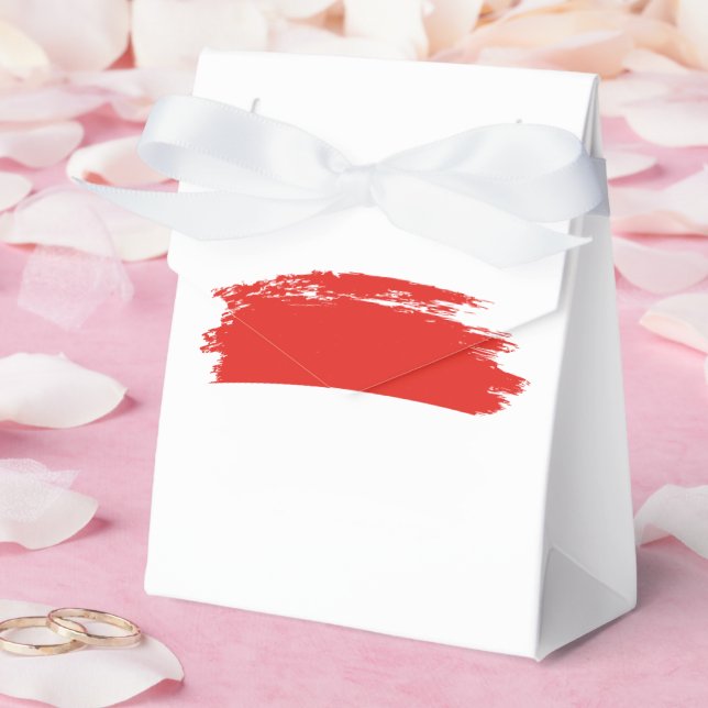 Indonesia flag favor box (Wedding)