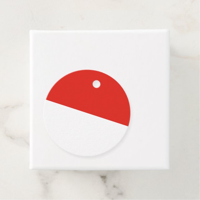 Indonesia flag favour tags (In Situ)