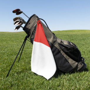 Indonesia flag golf towel