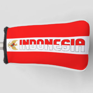 Indonesia Flag Gorgeous Patriotic Golf Head Cover